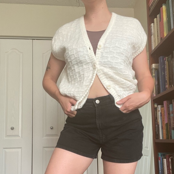 vintage cream vest - Picture 3 of 6